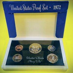1972-S US Mint Set. 5 Coins Total. #424